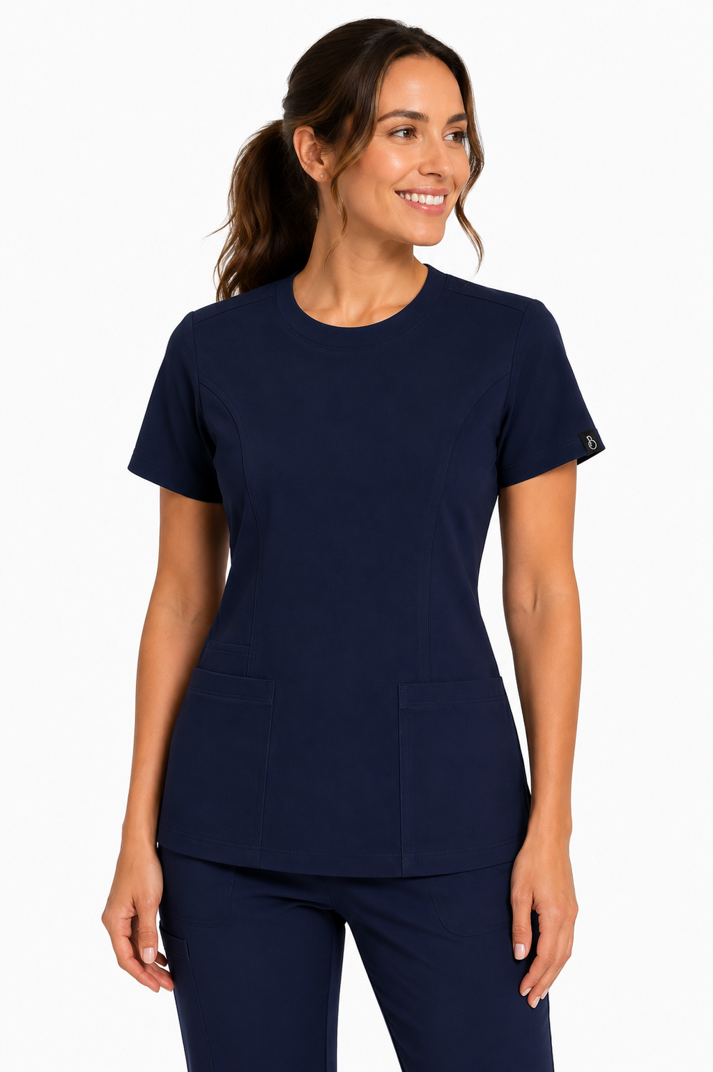 The Branded Top – Crew Neck Midnight