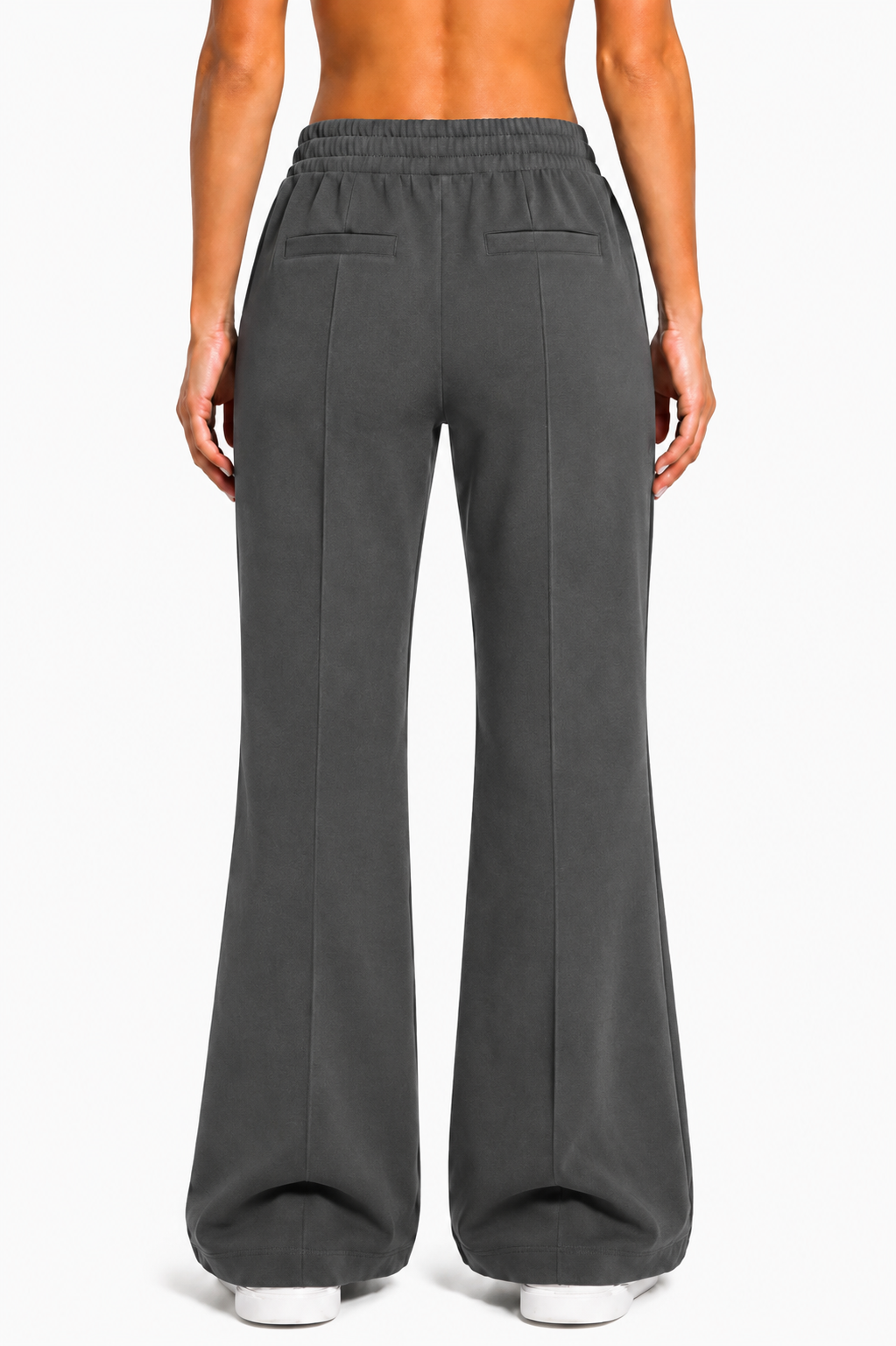The Branded Trouser – Flared Leg Charcoal