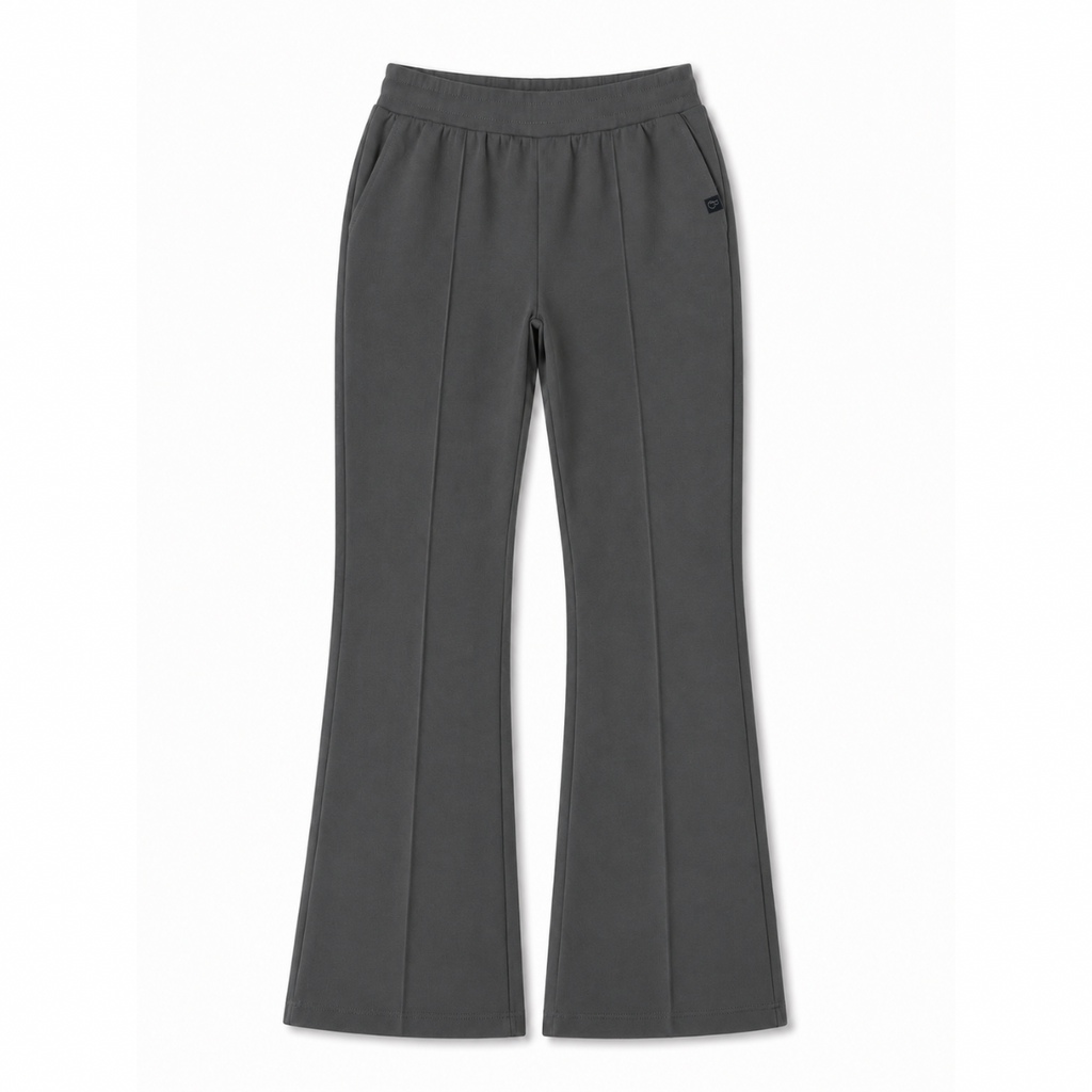 The Branded Trouser – Flared Leg Charcoal