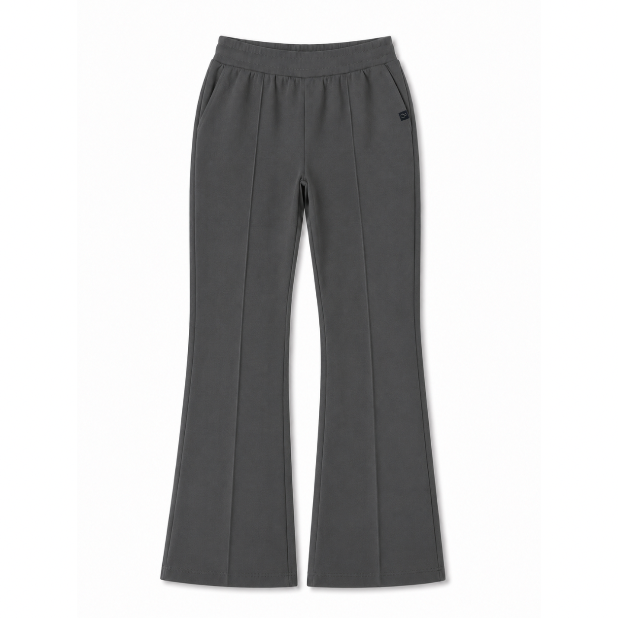 The Branded Trouser – Flared Leg Charcoal