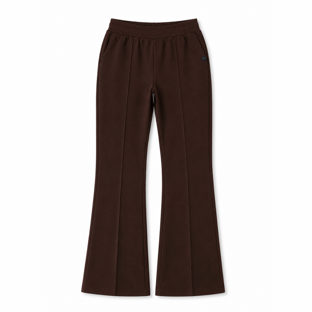 The Branded Trouser – Flared Leg Chocolate
