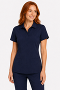 The Branded Top – Button Polo Midnight