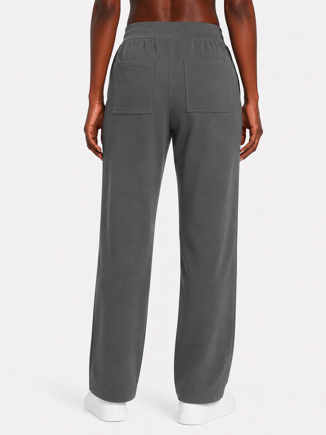 The Branded Trouser – Straight Leg Charcoal