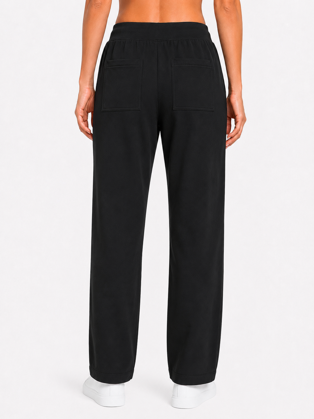 The Branded Trouser – Straight Leg Black
