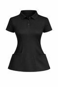 The Branded Top – Button Collar Polo